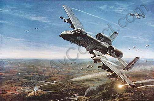 "81st Fighter Squadron in 'Allied Force' Kosovo" by Ronald Wong GAvA