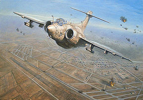 Limited Edition Print of An-12 attack